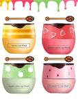4 PCS Bee Lip Balm Honey Overnight