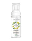 ATTITUDE Micellar Foaming Facial Cleanser, EWG Verified, Dermatologically Tested, Plant and Mineral-Based, Vegan, Lemon Leaves, 5 Fl Oz