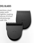 Bevel Professional Hair Clippers & Beard Trimmer for Men, Barber Supplies, Cordless Hair Clippers, Hair Trimmer for Men, 4 Hour Rechargeable Battery, Black