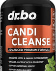 Candi Cleanse Support Supplement Pills - Anti Overgrowth Supplements for Women & Men - Extra Strength Balance Control Probiotic Complex Cleanser - Natural Oral Herbal Oregano & Caprylic Acid Capsules