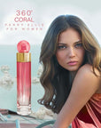 Perry Ellis 360° Coral Body Mist, 8 Ounce