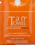 TanTowel Half Body Tan Towelettes - 10 Pack, Dark, 10 Count (Pack of 1)