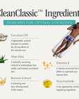 Vacation Classic Sunscreen Lotion SPF 50 + Air Freshener Bundle, Water Resistant Broad Spectrum Sunscreen Sun Block, Vegan Sun Tanning Lotion, Body Lotion with SPF, SPF 50 Sunscreen, 3.4 Fl. Oz.