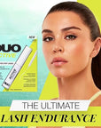 DUO Active Clear Lash Adhesive for Strip Lashes – Long-Lasting, Water-Resistant Eyelash Glue, 0.16 oz, 2 Pack