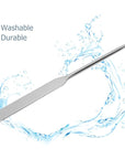 Stainless Steel Makeup Spatula, Liquid Foundation Spatula Stainless Makeup Tool