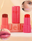 Cooling Water Jelly Tint Blush,4 Colors Multi-Use Tint Stick
