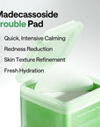 MEDIHEAL Teatree Trouble Facial Toner Pads with Tea Tree & Lactobacillus - Calming & Soothing for Sensitive & Acne Prone Skin - Vegan Face Gauze, 100 Pads