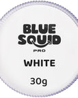 Blue Squid Face Paint Water Based Single Cake Professional Face Paint & Body Paint - Water Activated, Kids Adults Face Painting for Costume, Halloween Makeup, Cosplay - Classic White Face Paint 30g