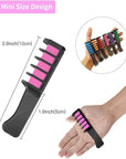 New Hair Chalk Comb Temporary Hair Color Dye for Girls Kids, Washable Hair Chalk for Girls Age 4 5 6 7 8 9 10-12 Birthday Christmas New Year Cosplay Hair DIY Party