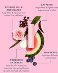 TULA Skin Care Eye Balm Rose oz.