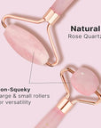 Rose Quartz Face Roller - Relaxation Gifts for Women, Skin Care Tools for Fine Lines and Wrinkles, Teenage Girl Gifts, Beauty Gift Ideas, Face Massager Tools, Facial Tool, Self Care Gift for Women