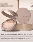 MOONSHOT KOREA Matte Fit Cushion Foundation Full Coverage Face,