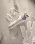Philips Beauty Lady Electric Shaver Series 6000, Cordless with 4 Accessories, BRL136/00, White