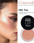 Kaely Pot Concealer Full Coverage Set,under Eye Brightener ojeras 06