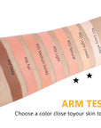 Kaely 2Pcs Pot Concealer Full Coverage Set,under Eye Correcting Concealer,02+03