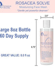 Rosacea solve moisturizing face wash