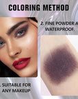 evpct Matte Eggplant Purple Eyeshadow Palette Makeup for Older Women Brown Eyes, Deep Dark Mauve Plum Purple Cream Eye Shadow Palette Single for Older Women Matte, Monochrome Long Lasting Eyeshadow