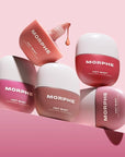 Morphe Hot Shot Blush Drops - Hydrating, Buildable Liquid Blush for Cheeks with Niacinamide and Antioxidants- Buildable, Waterweight Formula for a Natural Finish - Power Drip (0.5 Fl Oz)