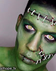 Mehron Makeup Fantasy FX Cream Makeup | Water Based | Halloween | Green Face Paint & Body Paint For Adults 1 fl oz (30ml) (GREEN)