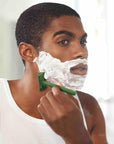 ZOMCHI Women Safety Razor With 5 Double Edge Blades, Metal Single Blade, Reusable & Plastic Free - Fern Green