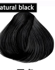 Black Hair Dye Shampoo Permanent YIZHONG Hair Color For 100% Gray Coverage Women Men 3 In1 Easy Comb Dyeing Instincts Hair Color 3 In 1 (Natural Black)