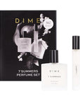 Dime Beauty 7 Summers Perfume Set ($87 Value) - Includes 50 ml + Travel Size 10 ml, Sweet Floral Scent, Clean Fragrance Eau de Toilette for Women, Hypoallergenic