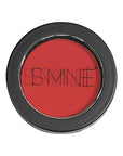 IS'MINE Single Eyeshadow Powder Palette, Matte Red, High Pigment, Longwear Eye Makeup for Day & Night