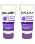AmLactin KP Bumps Be Gone - 3 oz Keratosis Pilaris Moisturizing Cream with 15% Lactic Acid - Exfoliator and Moisturizer for Dry, Rough and Bumpy Skin, Pack of 2 (Packaging May Vary)