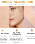 Kaely Pot Concealer Full Coverage Set,under Eye Brightener ojeras 02
