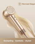 Dreame Glory Mix High-Speed Hair Dryer, Dual Voltage, 3 Magnetic Nozzles, Perfume Infusion, Customized Fragrant Drying, NTC Control, 300M Negative lons, 110,000RPM Motor, 336g Lightweight, Gold