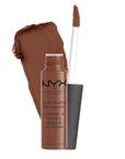 NYX PROFESSIONAL MAKEUP Soft Matte Lip Cream, Lightweight Liquid Lipstick - Berlin (Medium Warm Brown)