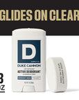 Duke Cannon Midnight Swim Aluminum-Free Deodorant for Men - Air Defense, Sandalwood + Lavender Scent, 3 oz – Long-Lasting, Clear Glide, Skin-Soothing Formula