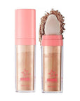 Glitter Powder Highlighter Makeup, Body Brightens the Natural Golden Brown)