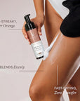 Self Tanner Tanning Mousse Kit - USA Made with Natural & Organic Ingredients, Self Tanner Mousse and Mitt, Tan Kit, Fake Tan Tanning Foam, Medium to Dark, Sunless Tanners Best Sellers