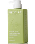 Medix 5.5 Coconut Body Lotion + Manuka Honey Cream, Coconut Oil Lotion For Women & Men, Natural Coconut Cream Moisturizer Body Butter Skin Care Balm For Stretch Marks, Cellulite, 15 Fl Oz