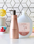 Method Premium Foaming Hand Wash, Vanilla + Raspberry, Reusable Pink Aluminum Bottle, Biodegradable Formula, 10 fl oz (Pack of 3)