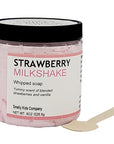 Smelly Kids Company Moisturizing Whipped Soap- Kid Friendly Cream Body Wash| Hand Wash| Shave Butter, For all skin types| No Sulfates, No Parabens, Cruelty-Free|8oz (Strawberry Milkshake))