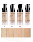 Waterproof Full Coverage Concealer with Primer Sponge Set, Color: 3.5-MEDIUM)