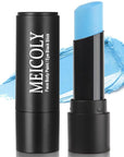 MEICOLY Light Blue Face Body Paint Stick,Pale Baby Blue Face Paint for Halloween SFX Cosplay Corpse Bride Avatar Sally Makeup,Waterproof Eye Black Stick for Baseball Softball Football Lacrosse