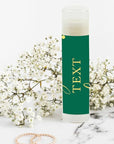 Andaz Press Personalized Lip Balm Party Green,