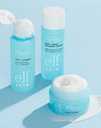 e.l.f. Skin Holy Hydration! The Essentials Mini Kit, Cleanser, Toner & Moisturizer for Hydrated & Balanced Skin, TSA-Friendly Sizes