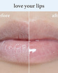 NOONI Korean Hydrating Lip Oil - Appleclear | Long-Lasting, Moisturizing, Plumping, Revitalizing for Dry Lips, Waterproof, No Peel Off, Hydrating, Nourishing Crystal Clear, 0.12 FL Oz