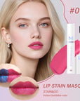 Matte Lip Gloss Peel Off Masque - Peel Off Lip Stain Tattoo,Cranberry Peel Off Lip Tint,Long Lasting Waterproof Transfer-proof Lip Mask Lip Stain Peel Off Lip Gloss,Stay Lip Makeup 08#