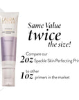 LAURA GELLER NEW YORK Spackle Primer - Diamond - Super-Size 2 Fl Oz - Hyaluronic Acid Makeup Primer for Mature Skin