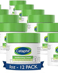 Cetaphil Face & Body Moisturizer, Hydrating Moisturizing Cream for Dry to Very Dry, Sensitive Skin, NEW 1 oz 12 Pack, Fragrance Free, Non-Comedogenic, Non-Greasy