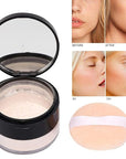 Sonew Makeup Finish Loose Powder, Oil Control ing (02#Ivory White) 15g