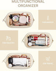 Telena puffer makeup bags for