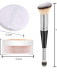 2PCS Loose Face Powder, Oil Control Minimizes Pores (05# Fair) 8g