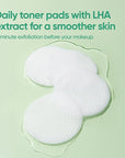 BANILA CO Clean it Zero Green Peel Toner Pad | Vegan Korean Dual Textured for Gentle Exfoliating | Green Complex and LHA to Even Skin Texture and Remove Sebum | Hypoallergenic, Alcohol-Free (70ea)
