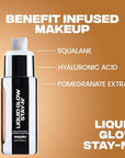 Sacheu Liquid Glow STAY-N Liquid Highlighter & Illuminator Makeup — 30ml Long Lasting Luminous Glow Lightweight Dewy Finish, Glow Getter